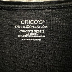 Chico’s Ultimate Tee black XL